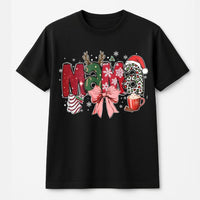 Festive Leopard Mama Shirt, Christmas Mama T-Shirt, Holiday Leopard Christmas Tee, Adorable Christmas Graphic Tee, Seasonal Xmas Present for Mom