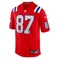 New England Patriots Rob Gronkowski Red Alternate Retired Player Game Jersey