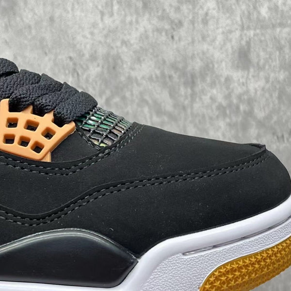 Mid Top Sneakers, Black Yellow Colorway, Lace Up Design, Casual Gift for Sneaker Fans