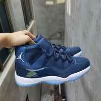 Sneakers, Navy White Colorway, Lace Up Design, Casual Gift for Sneaker Fans