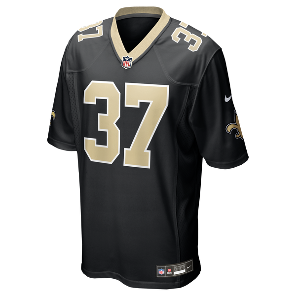 New Orleans Saints Steve Gleason Black Game Retired Player Jersey