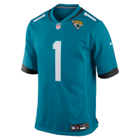 Jacksonville Jaguars Number 1 Dad Teal Game Jersey