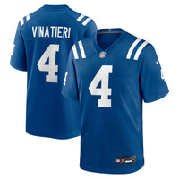 Indianapolis Colts Adam Vinatieri Royal Team Retired Game Jersey