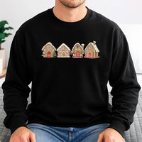 Adorable Holiday Cookie Sweater, Gingerbread House Christmas Sweatshirt, Festive Baker Crewneck, Xmas Gingerbread Pullover, Comfy Holiday Present