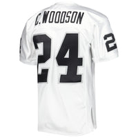 Las Vegas Raiders 2002 Charles Woodson White Authentic Throwback Retired Player Jersey