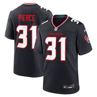 Houston Texans Dameon Pierce Navy Game Jersey