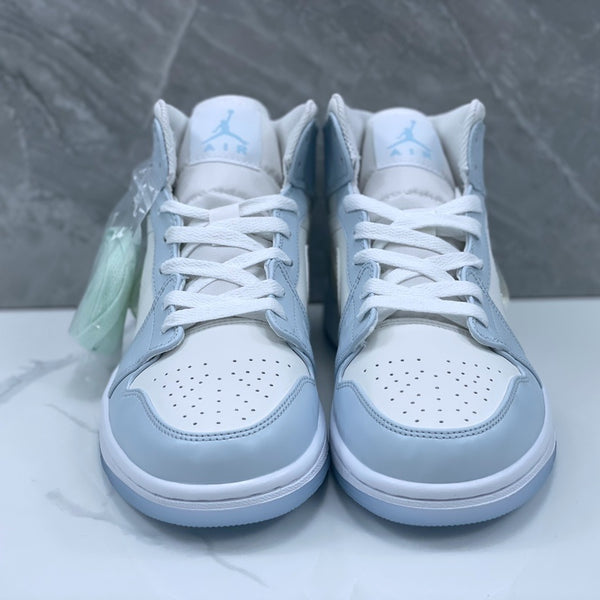 Mid Top Sneakers, Blue Colorway, Gradient Colorway, Lace Up Design, Casual Gift for Sneaker Fans