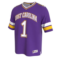ECU Pirates Lightweight Collegiate Football Fashion Jersey - Purple