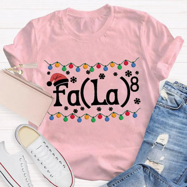 Christmas Lights Snowflakes Shirt, Math Teacher Christmas T-Shirt, Humorous Math Teacher Holiday Tee, Math Educator Xmas Grap