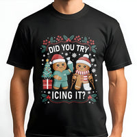 Gingerbread Icing Pun Tee, Physical Therapy Christmas T-Shirt, Humorous PT Holiday Shirt, Physical Therapist Christmas Shirt, PTA Xmas Present