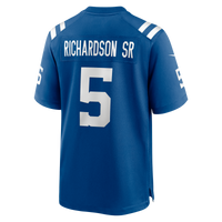 Indianapolis Colts Anthony Richardson Sr. Royal Team Game Jersey