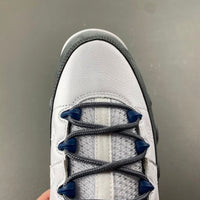 Low Top Sneakers, Blue White Gray Colorway, Lace Up Design, Casual Gift for Sneaker Fans