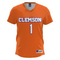 #1 Clemson Tigers Lightweight Lacrosse Jersey - Orange