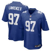 New York Giants Dexter Lawrence II Royal Team Game Player Jersey