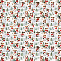 Festive Dog Holiday Gift Wrap, Jack Russell Christmas Wrapping Paper, Jack Russell Terrier Wrapping Paper, Dog Lover Present Wrapping Paper