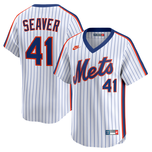 New York Mets Tom Seaver White Cooperstown Collection Limited Jersey
