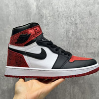 High Top Sneakers, Red Colorway, Lace Up Design, Casual Gift for Sneaker Fans