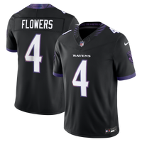 Baltimore Ravens Zay Flowers Black Alternate Alternate Stitched Limited Jersey