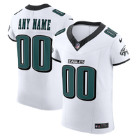 Philadelphia Eagles White Elite Custom Jersey