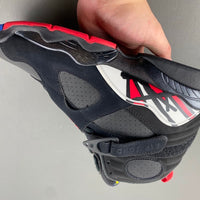 Mid Top Sneakers, White Black Red Colorway, Lace Up Design, Casual Gift for Sneaker Fans
