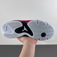 Retro Low Top Sneakers, White Red Colorway, Lace Up Design, Casual Gift for Sneaker Fans