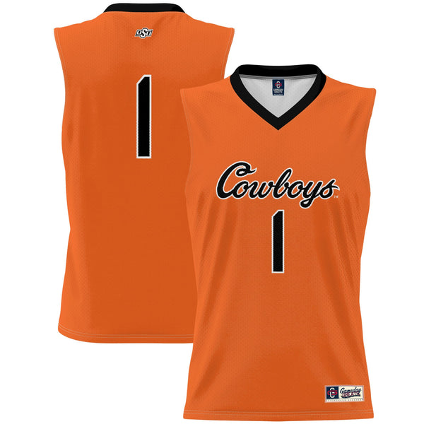 #1 Oklahoma State Cowboys Lightweight Basketball Jersey - Orange