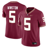 Jameis Winston Florida State Seminoles Alumni Game Jersey - Garnet
