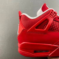 Mid Top Sneakers, Red Colorway, Cracked Pattern, Lace Up Design, Casual Gift for Sneaker Fans