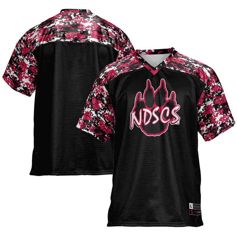 North Dakota College Wildcats Football Jersey - Black