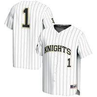 #1 UCF Knights Lightweight Baseball Jersey - White