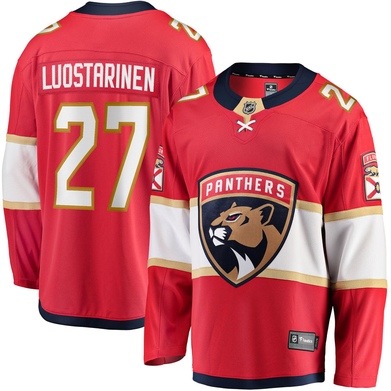 Florida Panthers Eetu Luostarinen Red Home Breakaway Player Jersey