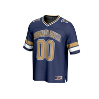 #00 Montana State Bobcats Collegiate Football Fashion Jersey - Navy