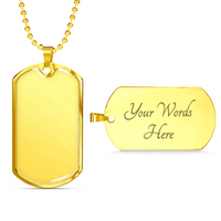 Personalized Photo Dog Tag Necklace, Daddy First Christmas Dog Tag Necklace, Surgical Steel Keepsake Necklace, Custom Present for New Dad