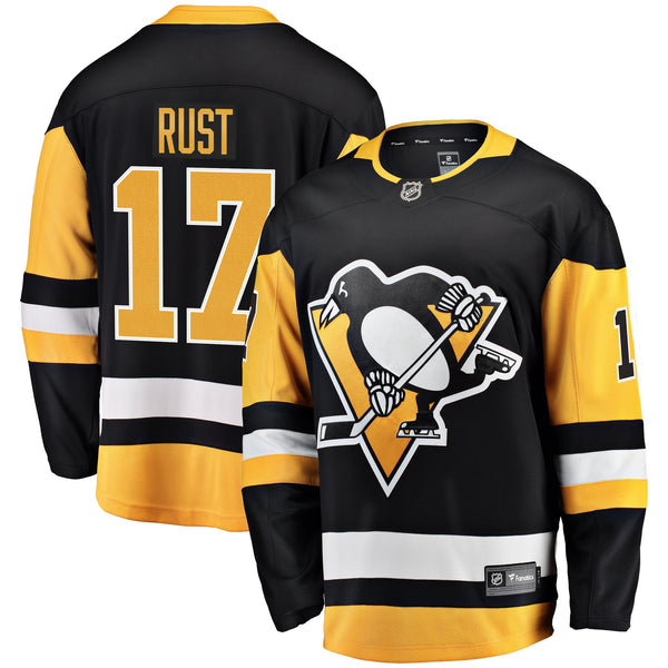 Pittsburgh Penguins Bryan Rust Black Home Breakaway Player Jersey