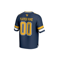 West Virginia Mountaineers NIL Pick-A-Player Football Fashion Jersey - Navy