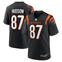 Cincinnati Bengals Tanner Hudson Black Home Game Player Jersey