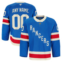 New York Rangers Blue Centennial Authentic Pro Custom Jersey