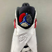 Retro Mid Top Sneakers, White Red Black Colorway, Lace Up Design, Casual Gift for Sneaker Fans