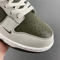Low Top Sneakers, White Green Colorway, Reverse Hook Design, Lace Up Design, Casual Gift for Sneaker Fans