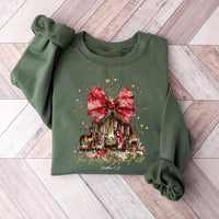 The Greatest Present of All Sweater, Nativity Christmas Sweatshirt, Christian Faith Holiday Sweatshirt, Religious Nativity Crewneck, Xmas Present