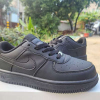 Low Top Sneakers, Black Colorway, Lace Up Design, Casual Gift for Sneaker Fans