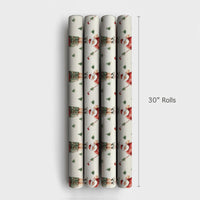 Humorous Christmas Golf Gift Wrap, Golfing Santa Wrapping Paper, Golfer Holiday Wrapping Paper, Plaid Shorts Santa Christmas Paper Roll