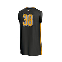 #38 VCU Rams Lightweight Basketball Fashion Jersey - Black