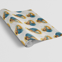 Religious Nativity Gift Wrap, Holy Family Christmas Wrapping Paper, Sacred Holiday Wrapping Paper, Faith Inspired Christmas Wrapping Paper
