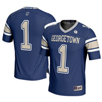 #1 Georgetown Hoyas Football Jersey - Navy