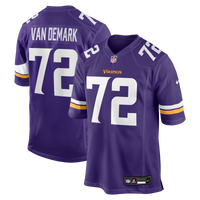 Minnesota Vikings Ryan Van Demark Purple Team Game Jersey