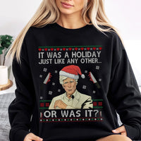Serial Killer Holiday Sweater, True Crime Ugly Christmas Sweatshirt, Humorous Murder Mystery Crewneck, Retro True Crime Sweatshirt, Fan Present