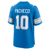 Detroit Lions Isiah Pacheco Blue Team Game Jersey
