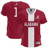 Alabama Crimson Tide Lightweight Soccer Fashion Jersey - Crimson