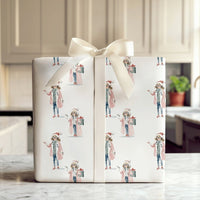 Female Physician Wrapping Paper, Doctor Christmas Wrapping Paper, Healthcare Worker Gift Wrap, Medical Professional Xmas Wrapping Paper